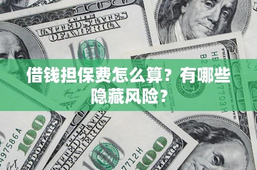 北京借钱担保费怎么算？有哪些隐藏风险？